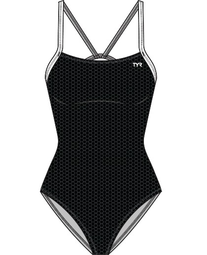 TYR Durafast HEXA Cutout (Black/White (060))